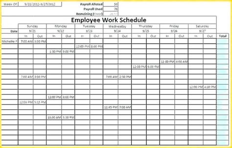 24 7 Shift Schedule Template Excel Schedule Template Homeschool
