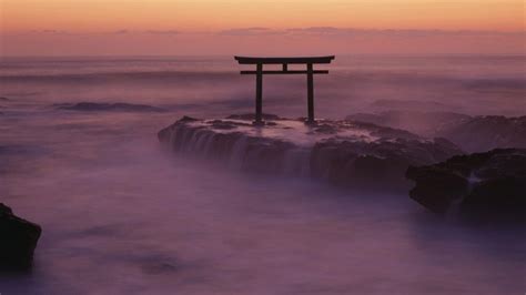 992494 Torii Japan Gates Photography Monochrome Lake Long