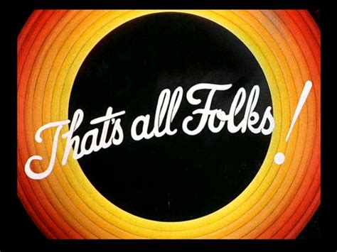 Thats All Folks Logo High Res Wallpaper Archives