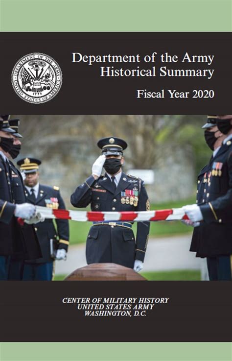 Department Of The Army Historical Summary Fiscal Year 2020 Us Army