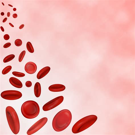 Premium Vector Red Blood Cells Background