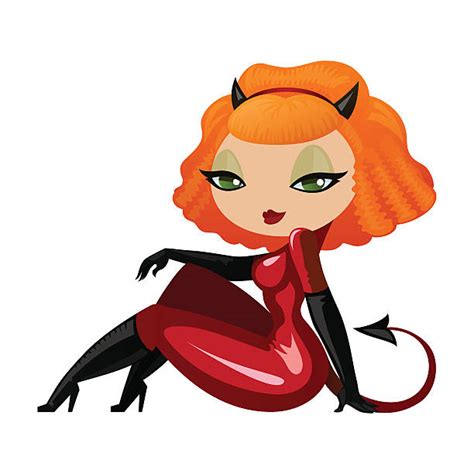 Sexy Devil Woman Cartoon Clip Art Vector Images And Illustrations Istock