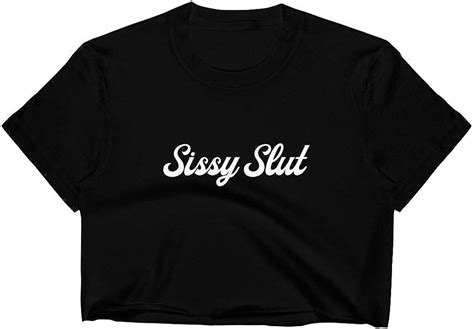 Sissy Slut Crop Top Bdsm Little Space Mdlg T Slut Black