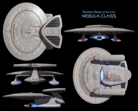 Nebula Class Starship High Resolution By Enethrin On Deviantart