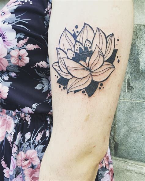 Lotus Flower 🌸 Thanks Valentina 💖 Done At Olyangertattoo Tattooart