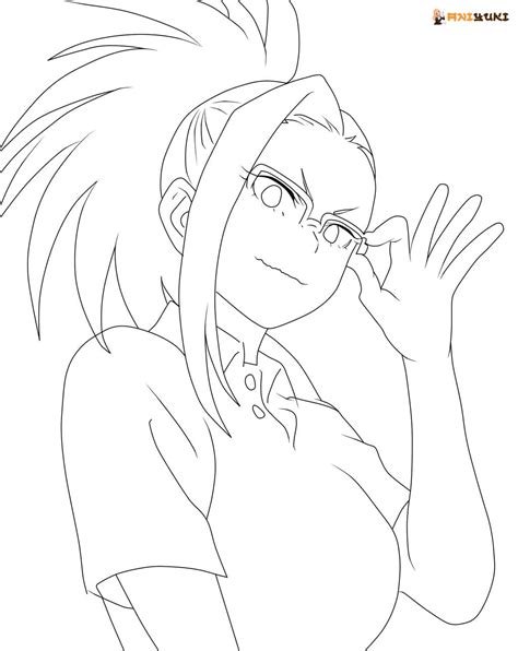 Imprimible Momo Yaoyorozu Dibujos Para Colorear Y Imprimir Gratis My