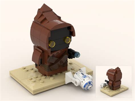 Lego Moc Jawa Brickheadz By Jbarchietto Rebrickable Build With Lego