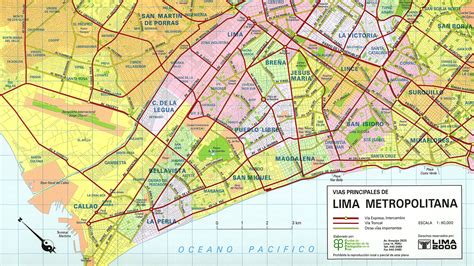 Lima Tourist Map