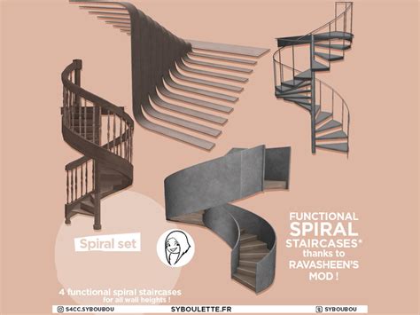 The Sims Resource Patreon Scripted Functional Spiral Stairs Part 2