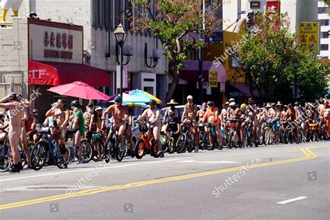 Bike Riders Participate World Naked Bike Editorial Stock Photo Stock