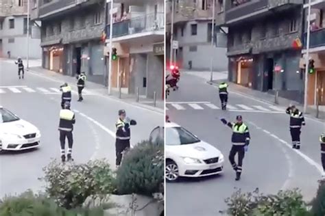 Video Andorra Police Play Baby Shark To Thank People For Staying Off