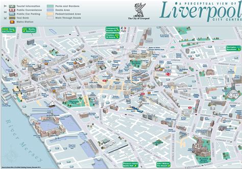 Liverpool Sightseeing Map Ontheworldmap Com