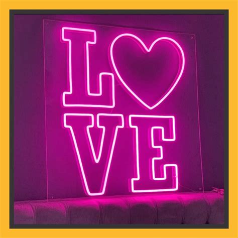 Led Purple Acrylic Neon Sign Board 220 V Shape Square At Rs 550