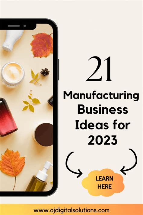 An Iphone With The Text 21 Manufacturing Business Ideas For 2021 On It