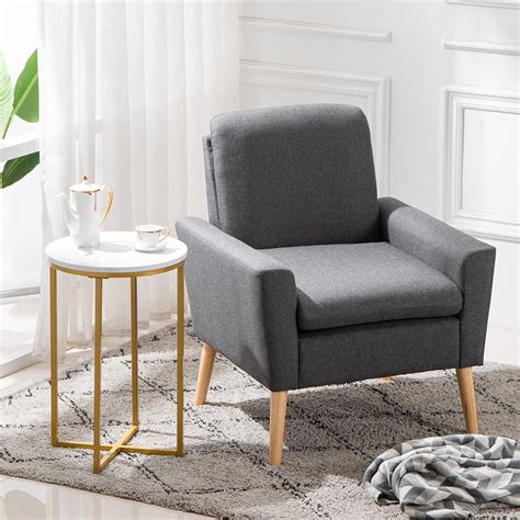 Samyohome Round Marble Gold End Table Small Side Table Beside Coffee
