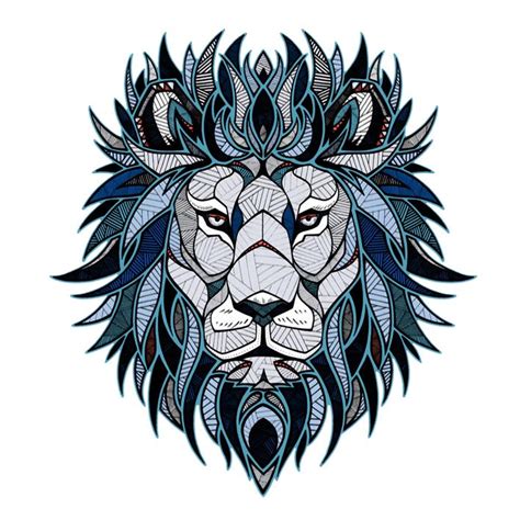 Sticker Lion Mandala Tanière Du Lion