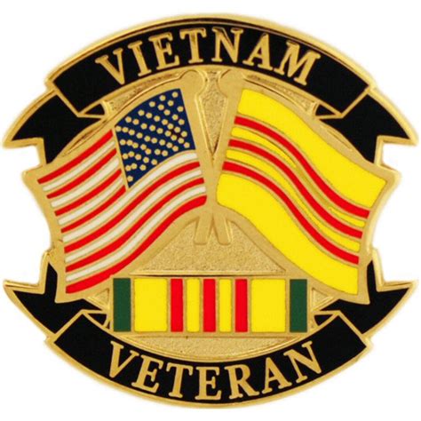 Vietnam Veterans Flags Pin 1 Etsy