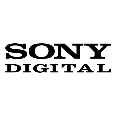 Sony Digital Logo Black And White Brands Logos