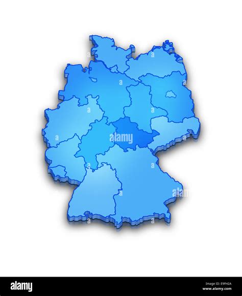 Germany Map Cut Out Stock Images And Pictures Alamy