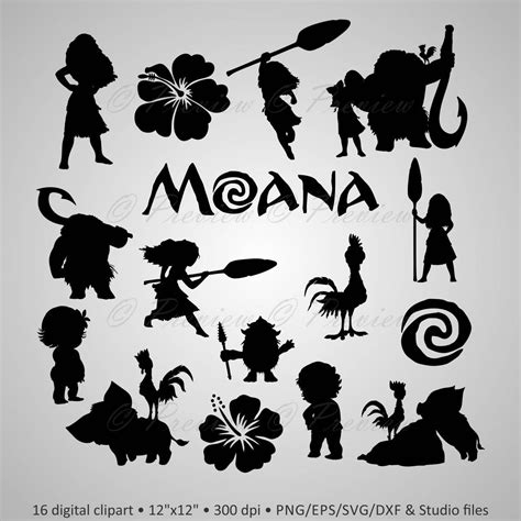 Download Moana Free Svg Images Free SVG files | Silhouette and Cricut
