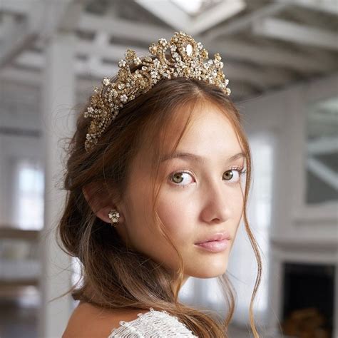 Alessandra Crown Maria Elena Headpieces Accessories Headpiece Bridal Crown Headpiece