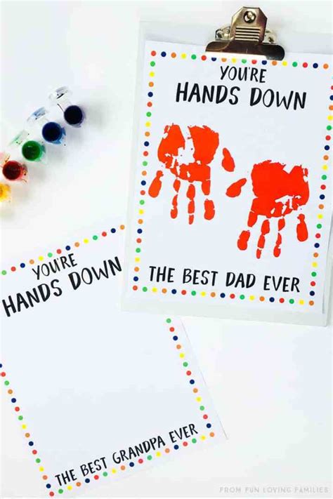 Fathers Day Handprint Poem Printable Printable Word Searches