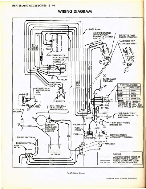 Top wiring diagram for the 1958 1962 chevrolet corvette. 65 Corvette Dash Wiring Diagram - Wiring Diagram Networks