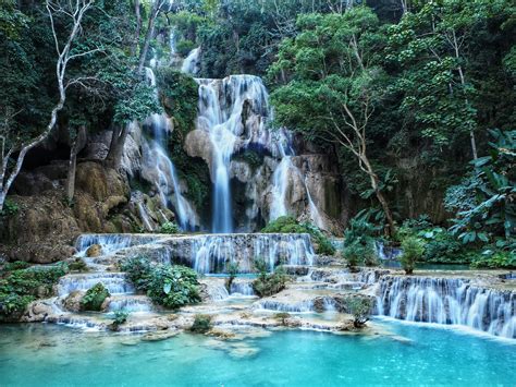 How To Visit Kuang Si Waterfall Luang Prabang Laos