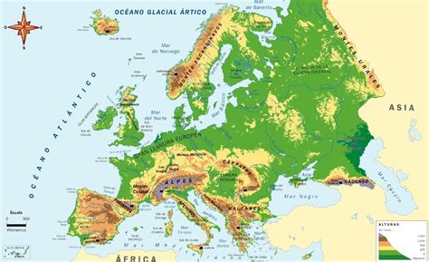 Mapa De Relieve De Europa Mapa De Europa