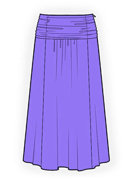 Long Skirt Sewing Pattern 4137 Made To Measure Sewing Pattern From
