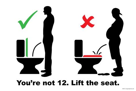 Mens Room Sign Dont Pee On The Seat Lift The Lid Mens Room Sign Room Signs Toilet Sign