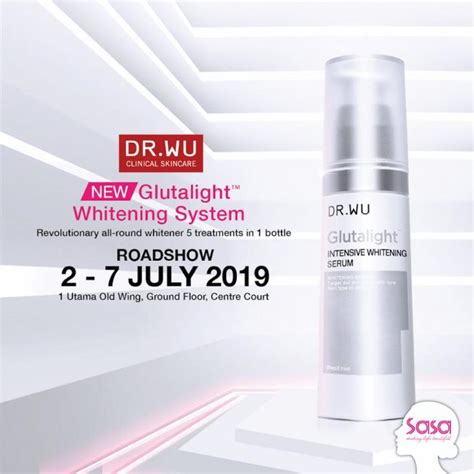 This is a group efforts among all the members of synergylug. Sasa Dr Wu NEW Glutalight Whitening System Roadshow at One ...