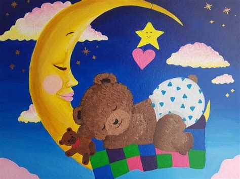 Acrylic Painting For Kids Paintings For Boys Baby Room Paintings