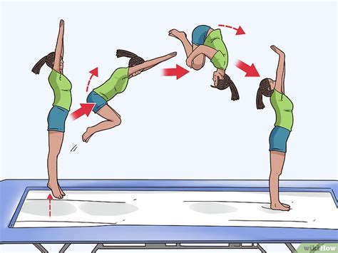 Einen Salto Vorwärts Springen Mit Bildern Wikihow