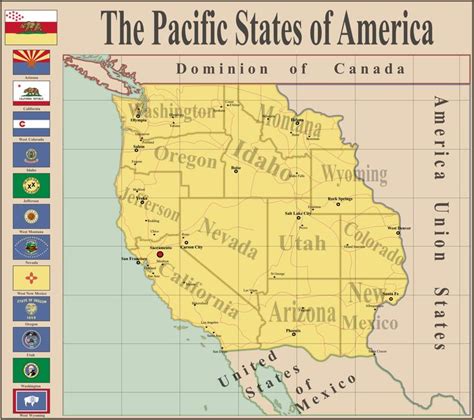 States Of The Pacific States Of America By Ueeelia Reddit