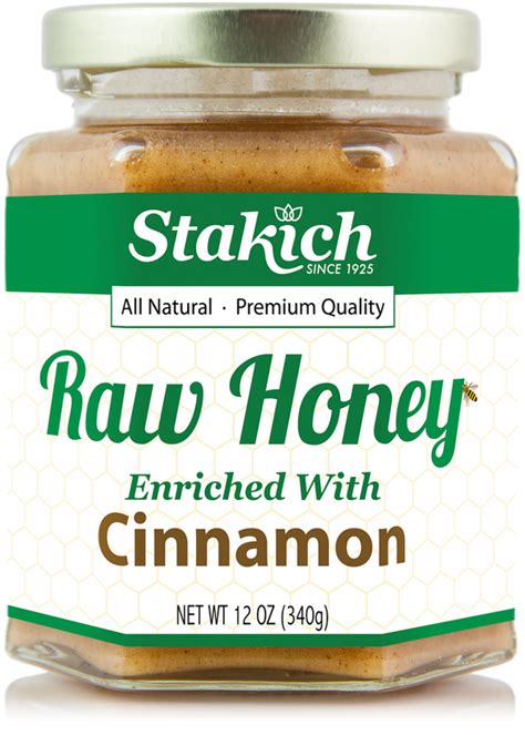 Cinnamon Enriched Raw Honey Stakich