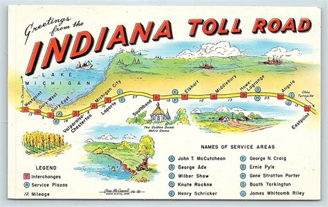 Indiana Highway Map With Mile Markers