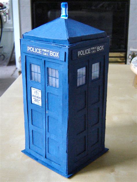 How To Make A Tardis Model 10 Steps With Pictures Instructables