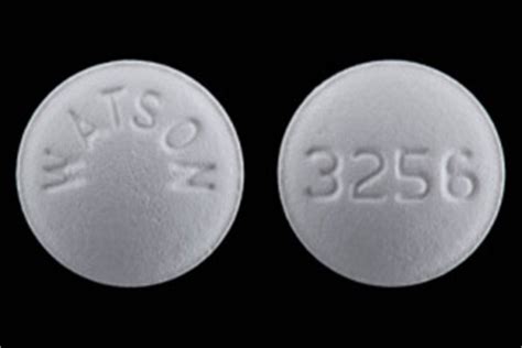 WATSON 3256 Pill Images White Round