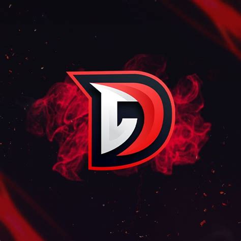D Initial Logo Gaming Text Logo Design Font Design Logo Photo Logo Design