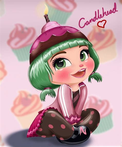 Candlehead From The Movie Wreck It Ralph By Artistsncoffeeshops Disney