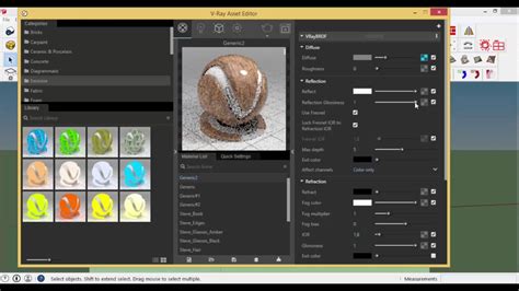 Change Material Color Vray Sketchup - Criando biblioteca de materiais no Vray 3.4 para Sketchup - YouTube