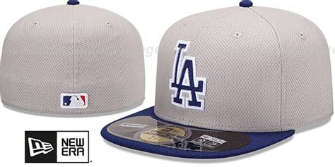 Los Angeles Dodgers Mlb Diamond Era 59fifty Grey Royal Bp Hat