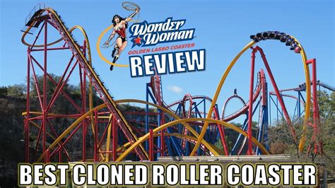 Wonder Woman Golden Lasso Coaster Review Six Flags Fiesta Texas RMC