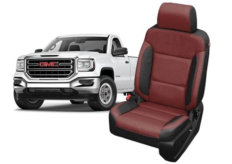 Katzkin Leather Replacement Seat Upholstery For The Gmc Sierra Double