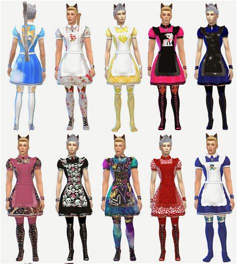 My Sims 4 Blog Maid Uniforms For Males By Winglysimmer
