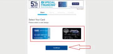 You can choose 5% off eligible purchases or orders when you charge to your lowe's account using your advantage card or take. www.LowesVisaCredit.com MyOnlinebillpayment mycreditcard.mobi