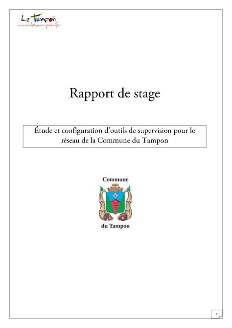 Rapport De Stage Supervision Nagios Et Nagvis