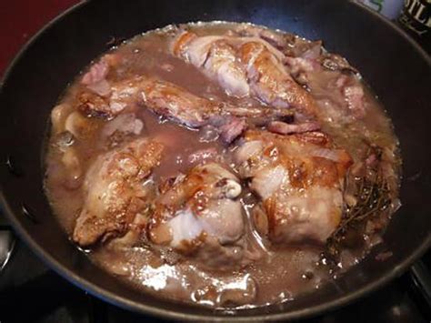 Recette de Lapin au vin rouge