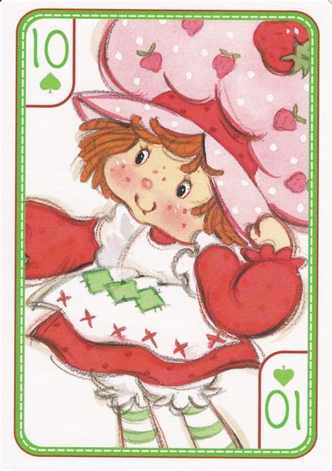 Ssc Playing Cards Best Deck 32 Strawberry Shortcake Cartoon